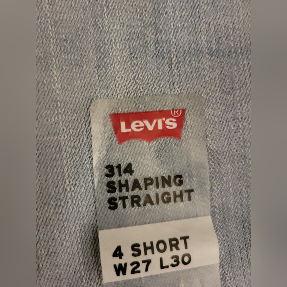 NEW NWT Levis 314 Shaping Straight-Size W27/L30 - Picture 3 of 10